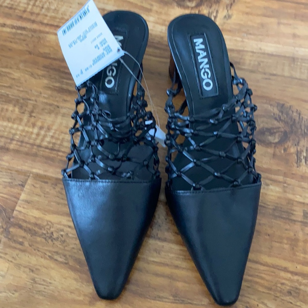 Mango heel sandal